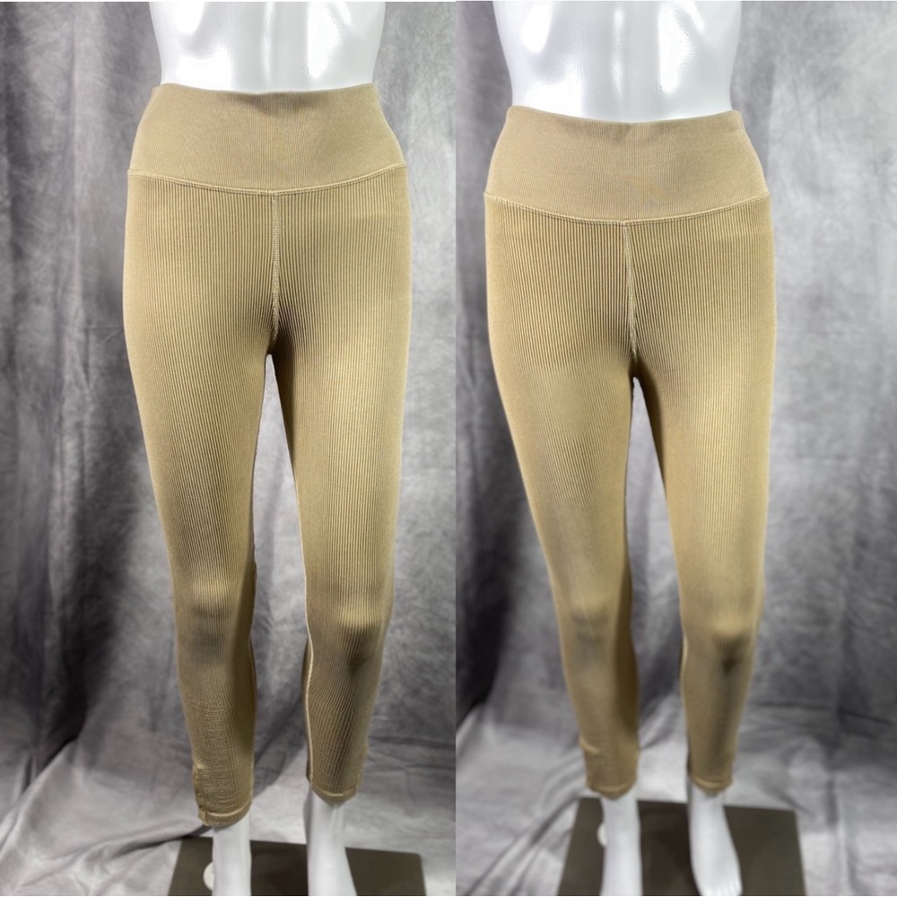 Aerie Bundle of Seamless Beige Waffle Leggings